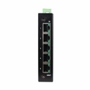Eaton Tripp Lite Series 5-Port Unmanaged Industrial Ethernet Switch - 10/100 Mbps, Ruggedized, -40° to 75°C, EIP QoS, DIN/Wall Mount, TAA