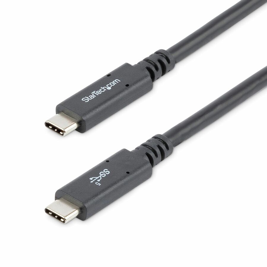 StarTech 6ft (1.8m) USB-C Cable, USB 5Gbps, 100W (5A) PD, Certified Works with Chromebook, 4K 60Hz DP Alt Mode, USB-IF Certified