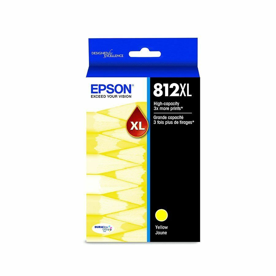 Epson DURABrite Ultra T812 Original Ultra High Yield Inkjet Ink Cartridge - Yellow - 1 Each