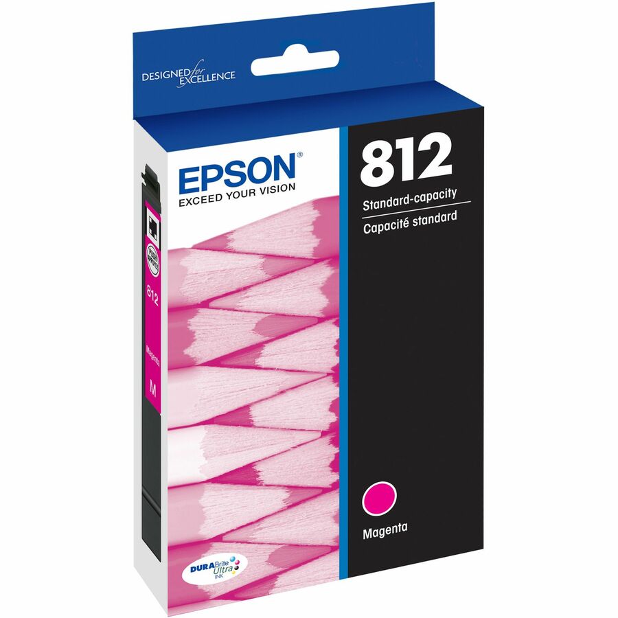 Epson DURABrite Ultra T812 Original Standard Yield Inkjet Ink Cartridge - Magenta - 1 Each