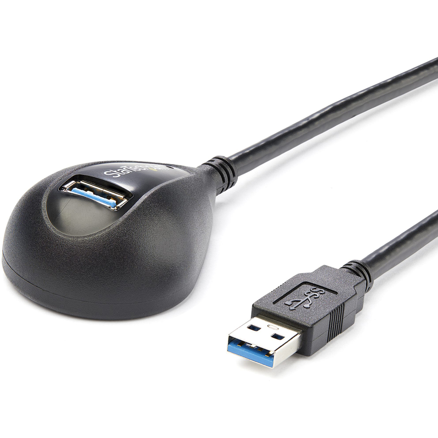 StarTech 5 ft Black Desktop SuperSpeed USB 3.0 (5Gbps) Extension Cable - A to A M/F