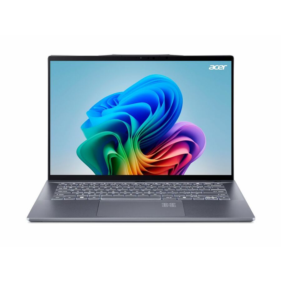 Acer Swift 14 AI SF14-11T SF14-11T-X53K 14.5" Touchscreen Copilot+ PC Notebook - WQXGA - 120 Hz - Qualcomm Snapdragon X Elite X1E-78-100 - 16 GB - 1 TB SSD - English Keyboard - Iron