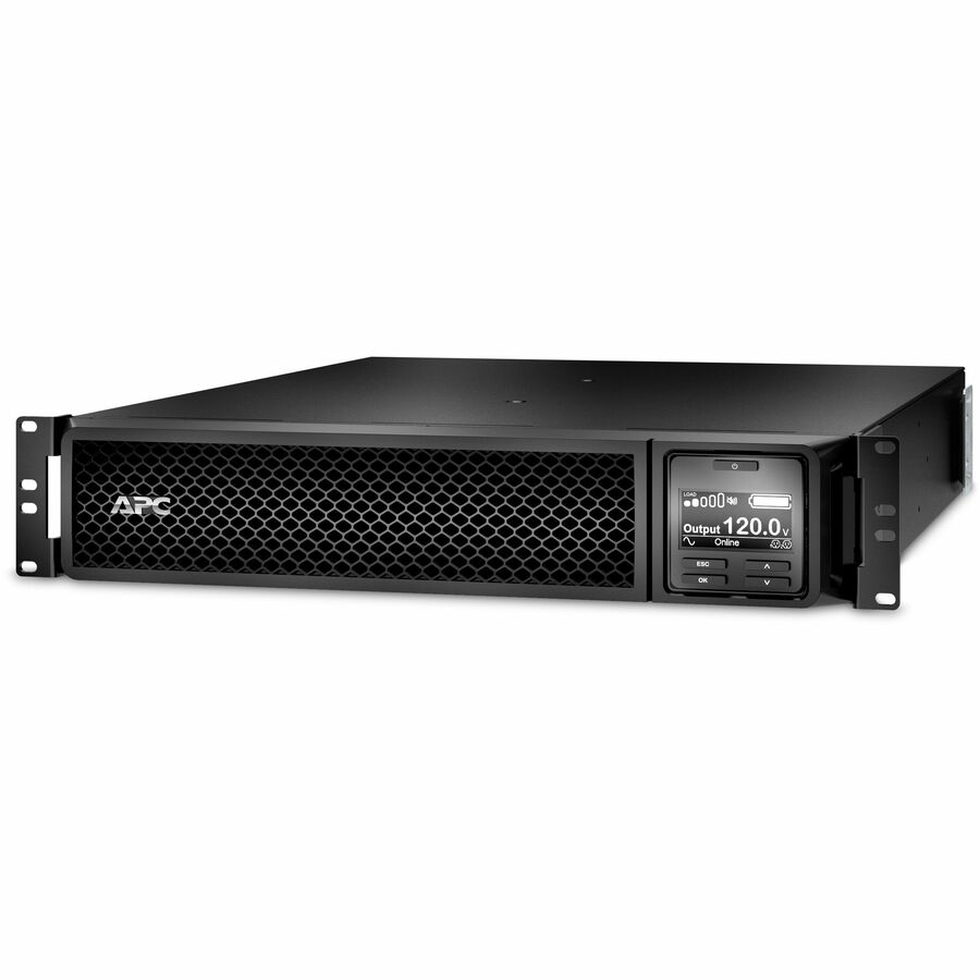 APC Smart-UPS On-Line, 3kVA, Rackmount 2U, 120V, 8x 5-20R+1x L5-30R NEMA outlets, SmartSlot, Extended runtime, W/ rail kit