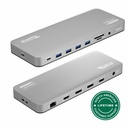 Plugable USB C Laptop Docking Station, Dual Monitor 4K 60Hz for Apple Mac M1/M2/M3/M4/M5/Neo