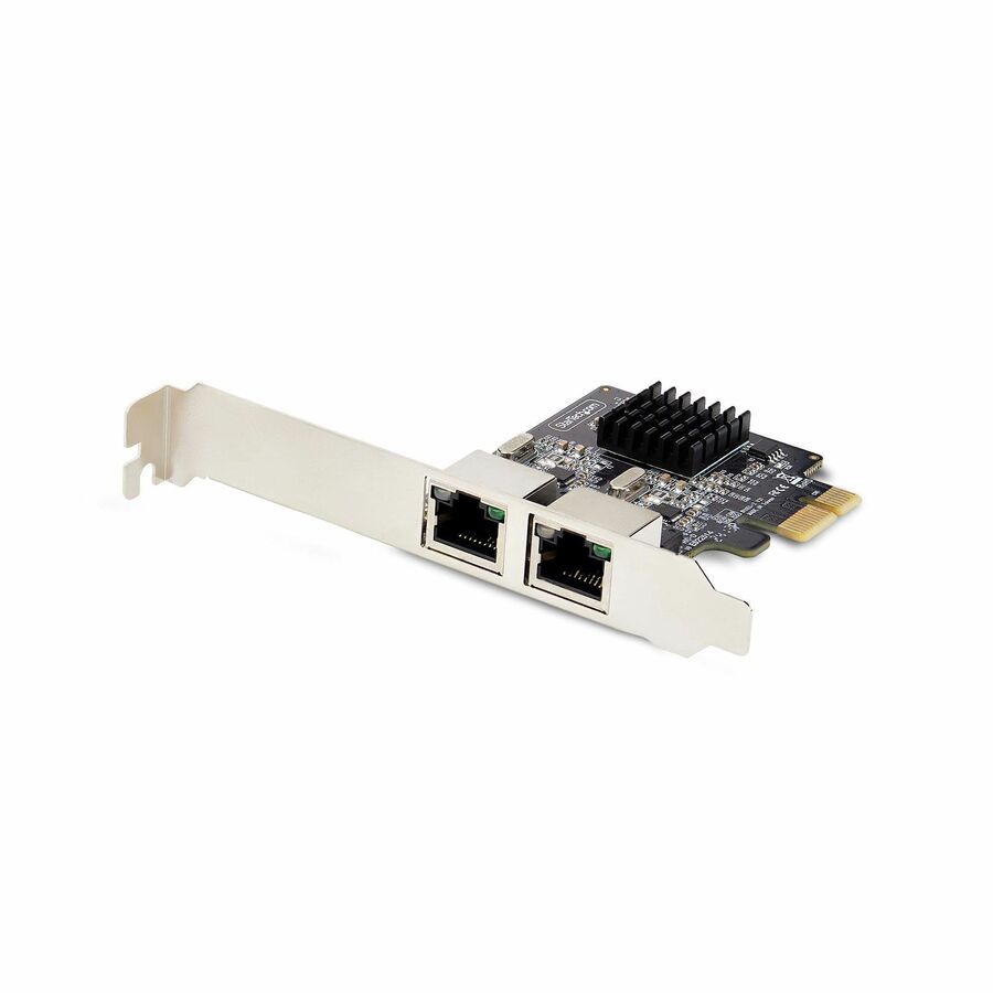 StarTech 2-Port Gigabit PCIe Network Adapter Card, 10/100/1000Mbps PCI Express NIC, Dual Realtek RTL8111H, TAA Compliant