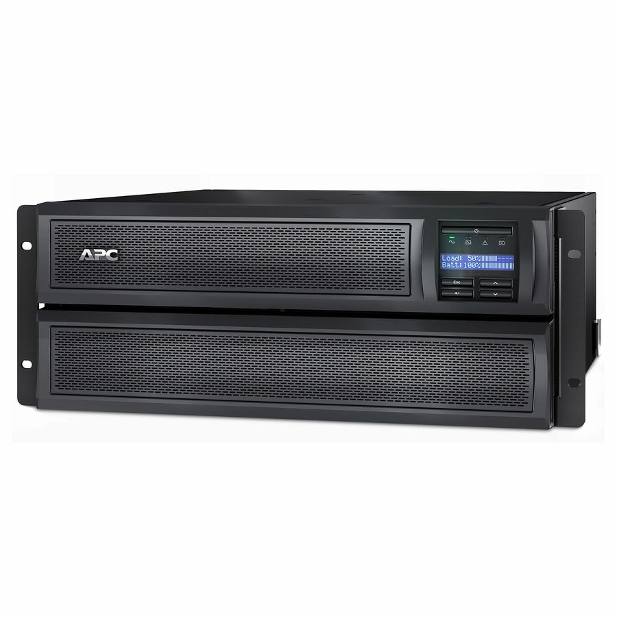 APC Smart-UPS X, Line Interactive, 3kVA, Rack/tower 4U, 100V-127V, 6x 5-15R+3x 5-20R+1x L5-30R NEMA, SmartSlot, Extended runtime, Short depth [TAA]