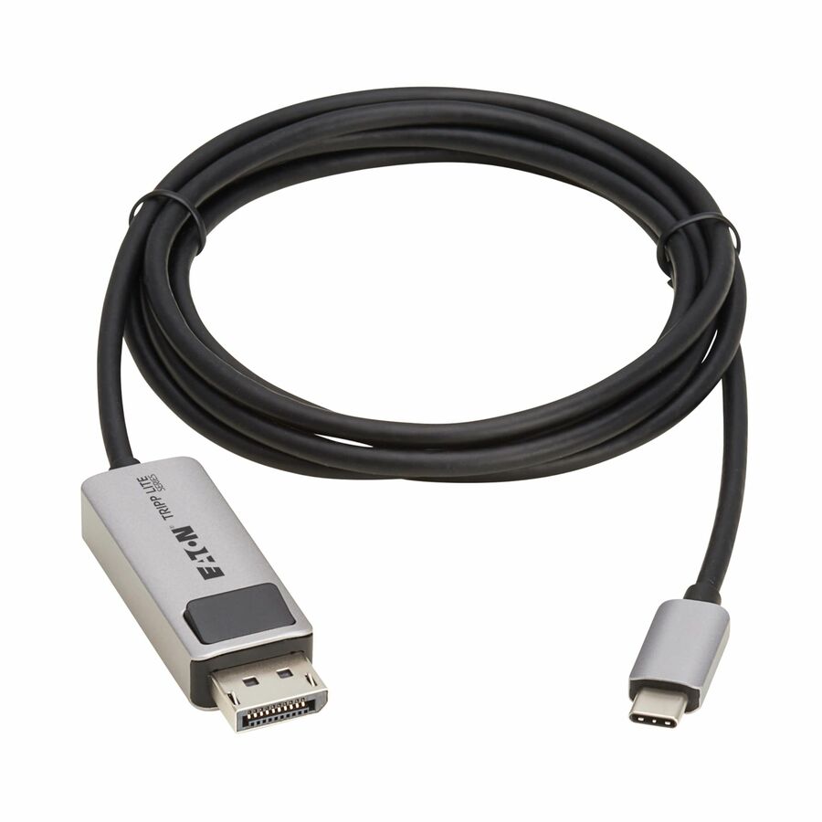 Eaton Tripp Lite Series USB-C to DisplayPort Active Adapter Cable (M/M) - 8K 60 Hz, 4K 144 Hz, HDR, 4:4:4, HDCP 2.3, Black, 6 ft. (1.8 m)