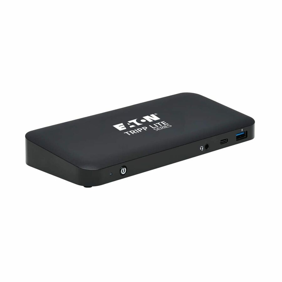 Tripp Lite by Eaton USB-C Dock Triple Display - 4K 60 Hz HDMI/DisplayPort USB 3.x Gen 2 (10Gbps) USB-A/USB-C Hub GbE 85W PD Charging Black