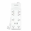 CyberPower P806UC15 Home and Office 8 - Outlet Surge Protector with 2400 J Surge Suppression