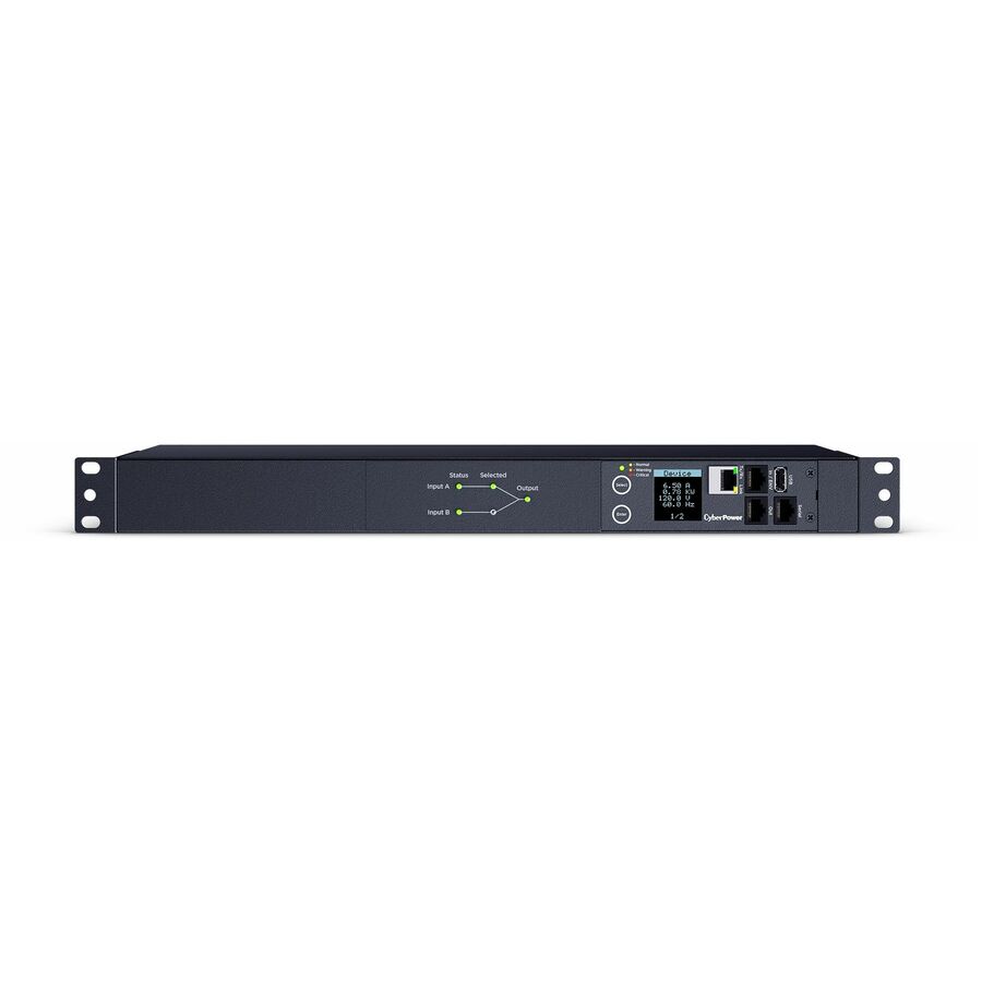 CyberPower PDU44001 Single Phase 100 - 120 VAC 15A Switched ATS PDU