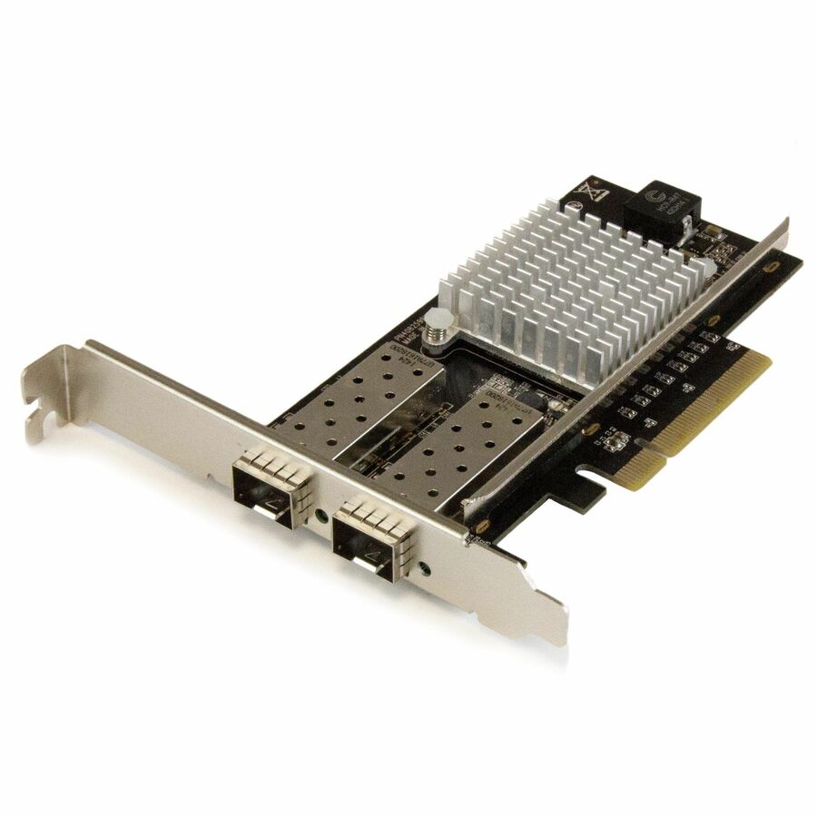 StarTech 10G Network Card - 2x 10G Open SFP+ Multimode LC Fiber Connector - Intel 82599 Chip - Gigabit Ethernet Card