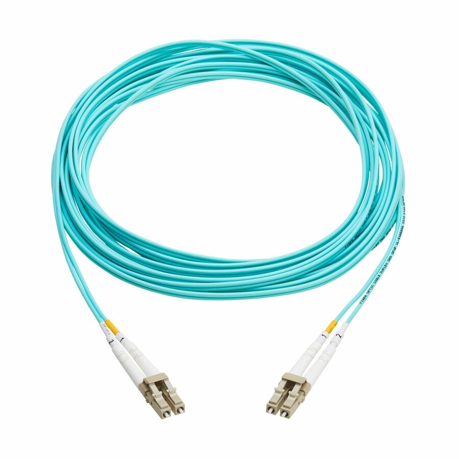 Eaton Tripp Lite Series 10Gb Duplex Multimode 50/125 OM3 OFNP Fiber Patch Cable (LC/LC) - Aqua, 7 m (23 ft.), TAA