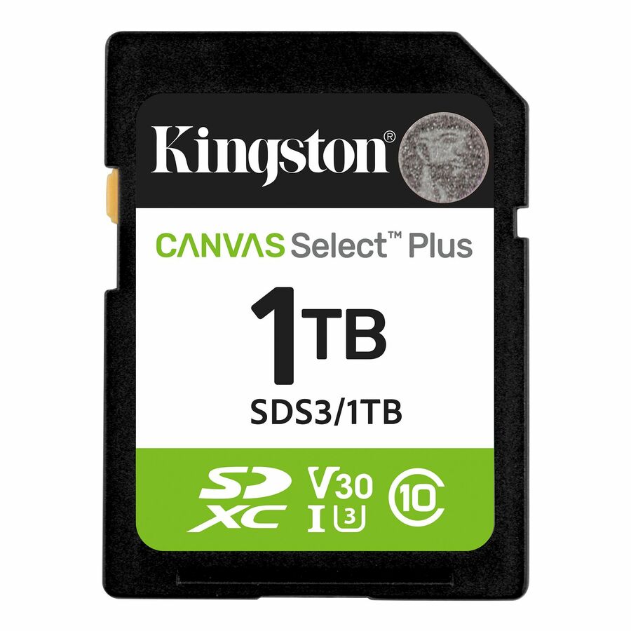 Kingston Canvas Select Plus 1 TB Class 10/UHS-I (U3) V10 SDXC - 1