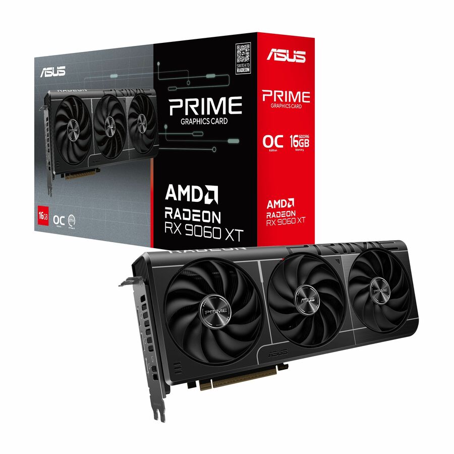 Asus AMD Radeon 9060 XT Graphic Card - 16 GB GDDR6