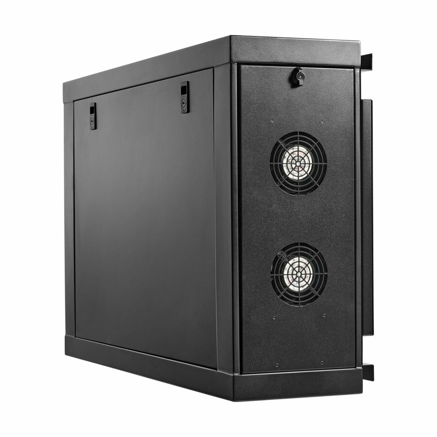 Eaton Tripp Lite Series SmartRack 4U Low-Profile Side-Mount Wall-Mount Mini Rack Enclosure, Black