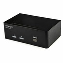 StarTech 2 Port DisplayPort Dual-Monitor KVM Switch, DisplayPort KVM, 4K 60 Hz, TAA