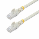 StarTech 50ft CAT6 Ethernet Cable - White Snagless Gigabit - 100W PoE UTP 250Mhz Category 6 Patch Cord UL Certified Wiring/TIA