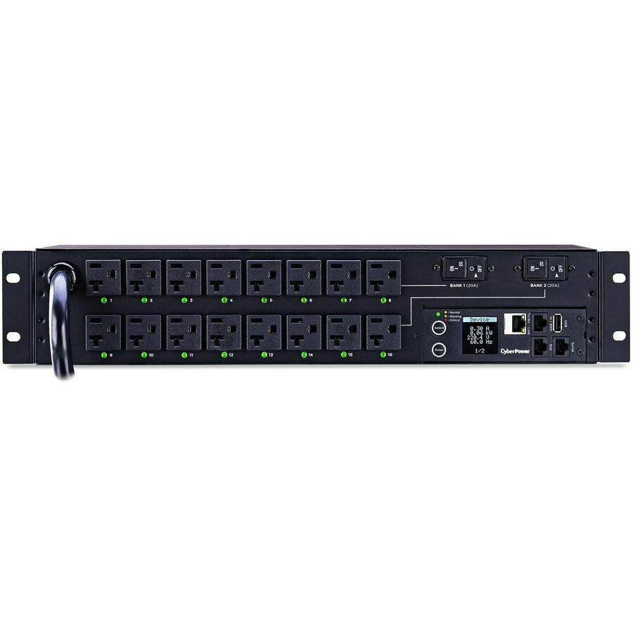 CyberPower PDU41003 Single Phase 100 - 120 VAC 30A Switched PDU