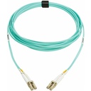 Eaton Tripp Lite Series 10Gb/40Gb/100Gb Duplex Multimode 50/125 OM4 LSZH Fiber Patch Cable (LC/LC), Aqua, 10M (32.8 ft.), TAA
