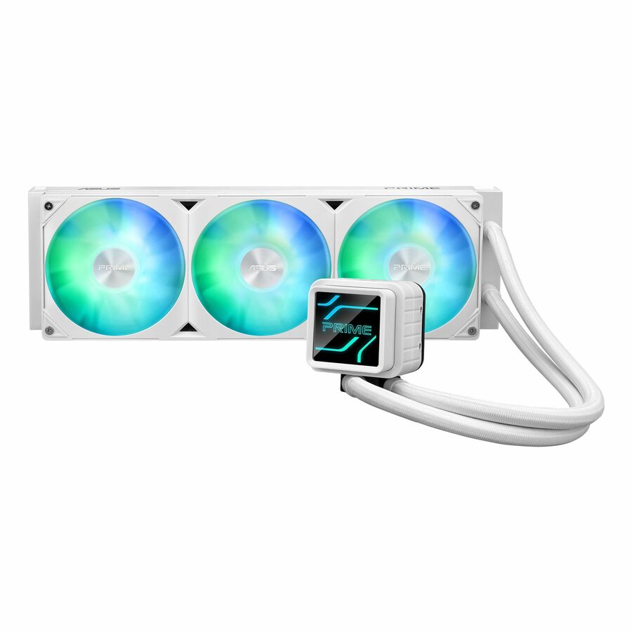 Asus Prime LC 360 ARGB White Edition Cooling Fan/Radiator/Water Block/Pump