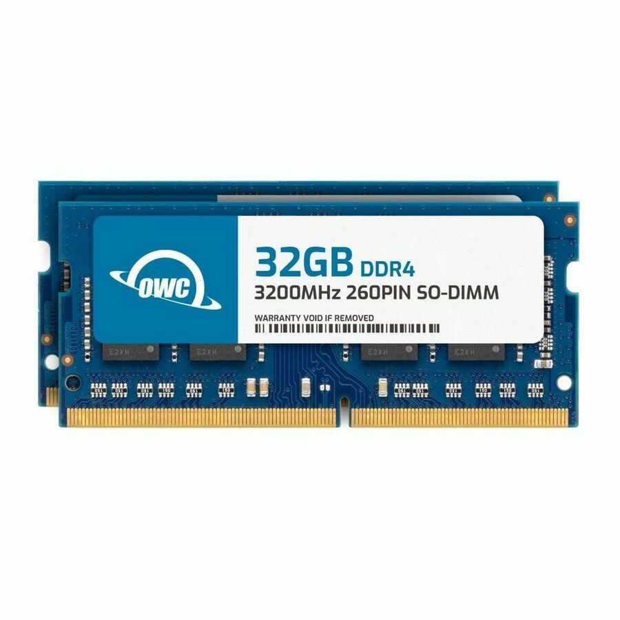 OWC 64GB (2x32GB) DDR4 3200MHz PC4-25600 SODIMM Memory Upgrade Kit