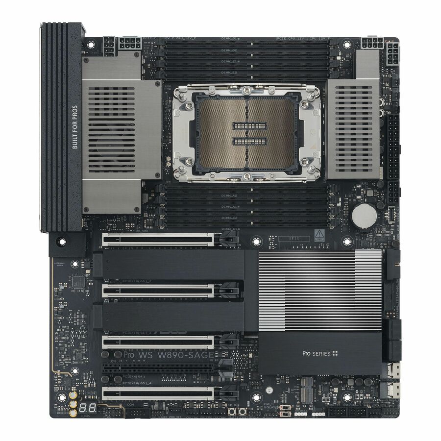 Asus WS W890E-SAGE Workstation Motherboard - Intel W890 Chipset - Socket LGA-4710-2 - SSI EEB
