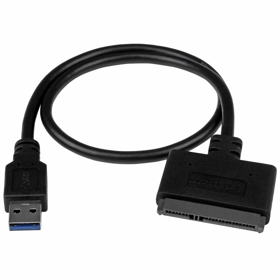 StarTech SATA to USB Cable, USB 10Gbps to 2.5in SATA I II III Hard Drive Adapter, External Converter for SSD or HDD Data Transfer