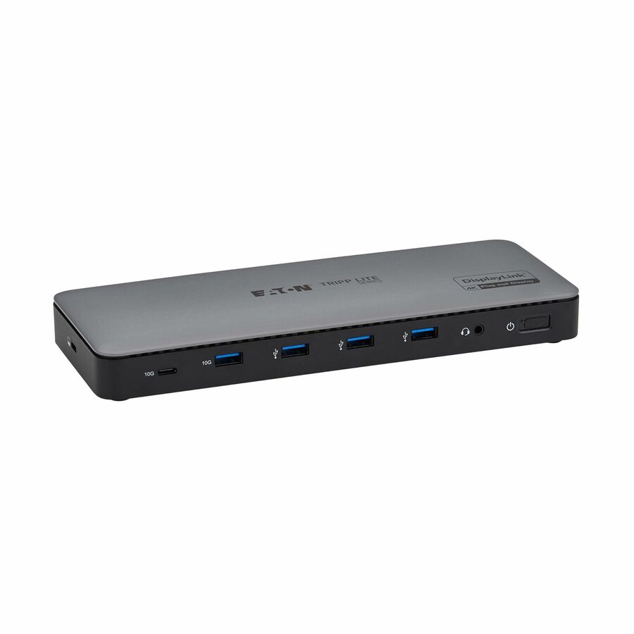Eaton Tripp Lite Series USB-C Universal Dock, Triple Display - 4K HDMI and DisplayPort, USB 3.2 Gen 1/Gen 2 Hub, GbE, 100W PD Charging