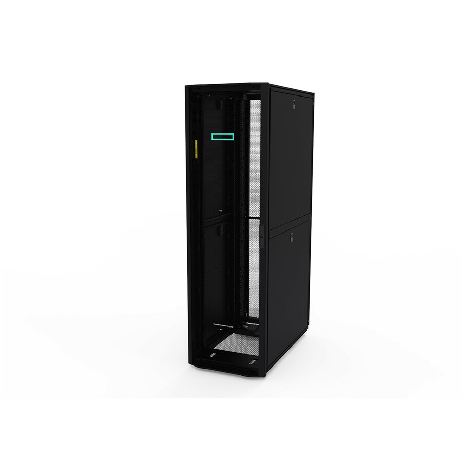 HPE 22U 600mmx1075mm G2 Kitted Advanced Shock Rack with Side Panels and Baying