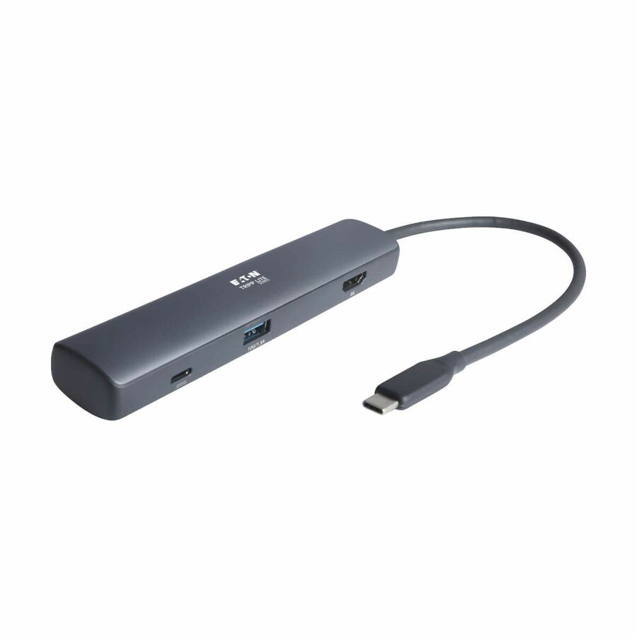 Eaton Tripp Lite Series USB-C Mini Dock and Multiport Adapter - 8K or 4K/144 Hz HDMI, USB 3.x Gen 2 (10Gbps) Hub Ports, 100W PD Charging, HDR, HDCP 2.3