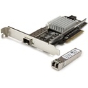 StarTech 10G Network Card - 1x 10G Open SFP+ Multimode LC Fiber Connector - Intel 82599 Chip - Gigabit Ethernet Card