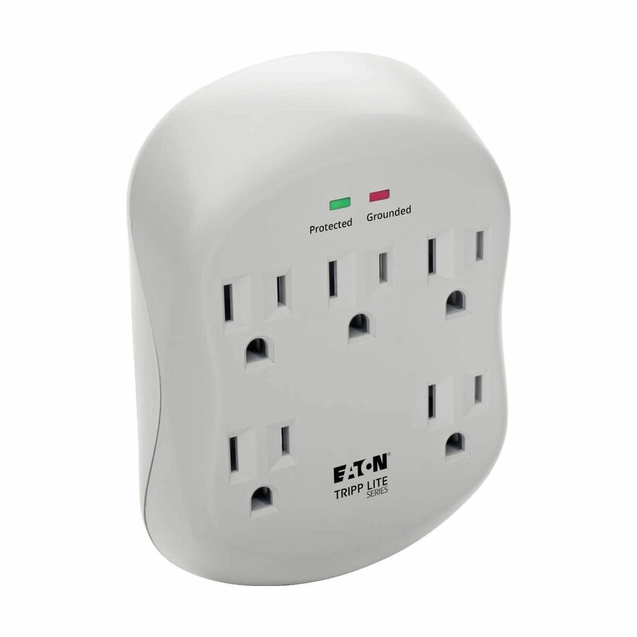 Eaton Tripp Lite Series Protect It! 5-Outlet Surge Protector, Direct Plug-In, 1080 Joules, 1-Line RJ11 Protection