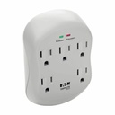 Eaton Tripp Lite Series Protect It! 5-Outlet Surge Protector, Direct Plug-In, 1080 Joules, 1-Line RJ11 Protection