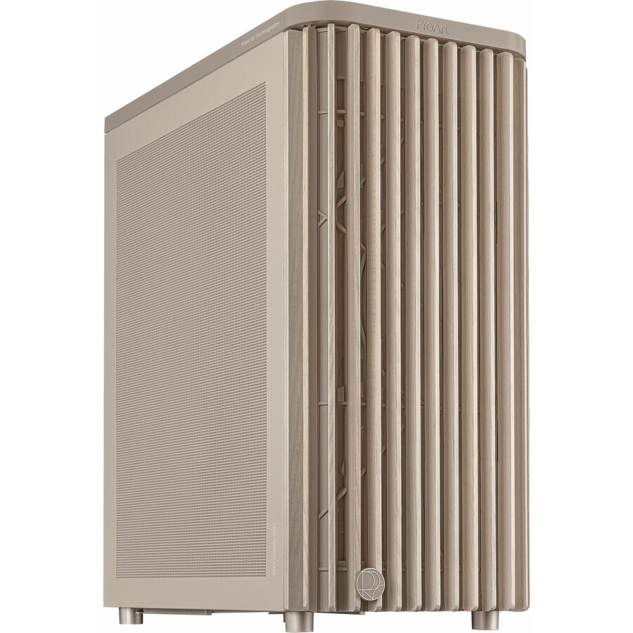 Asus ProArt PA401 Wood Edition Beige - Mesh Panel Computer Case