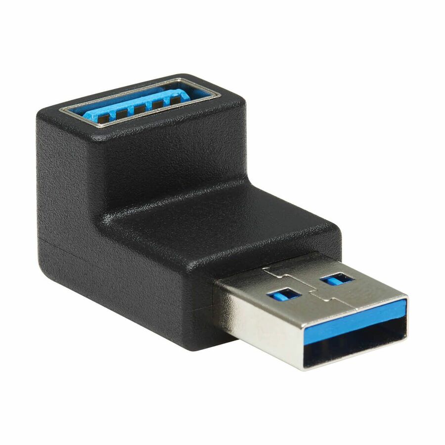 Eaton Tripp Lite Series USB 3.0 SuperSpeed Adapter - USB-A to USB-A, M/F, Down Angle, Black