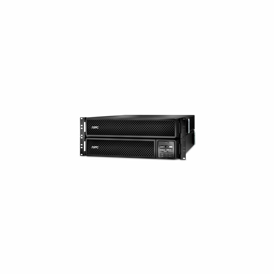 APC Smart-UPS On-Line, 3kVA, Rackmount 4U, 208V, 12x 5-20R+2x L6-20R NEMA outlets, SmartSlot, W/ transformer 208V to 120V, W/ rail kit
