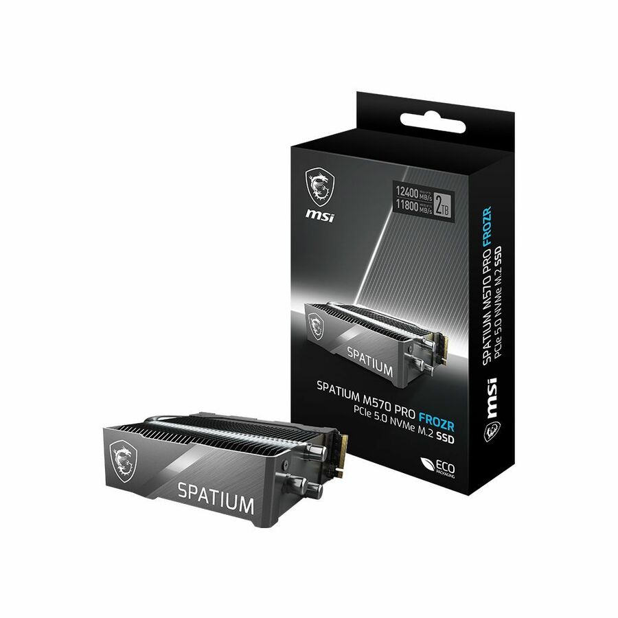 MSI SPATIUM M570 PRO 2 TB Solid State Drive - M.2 2280 Internal - PCI Express NVMe (PCI Express NVMe 5.0 x4)