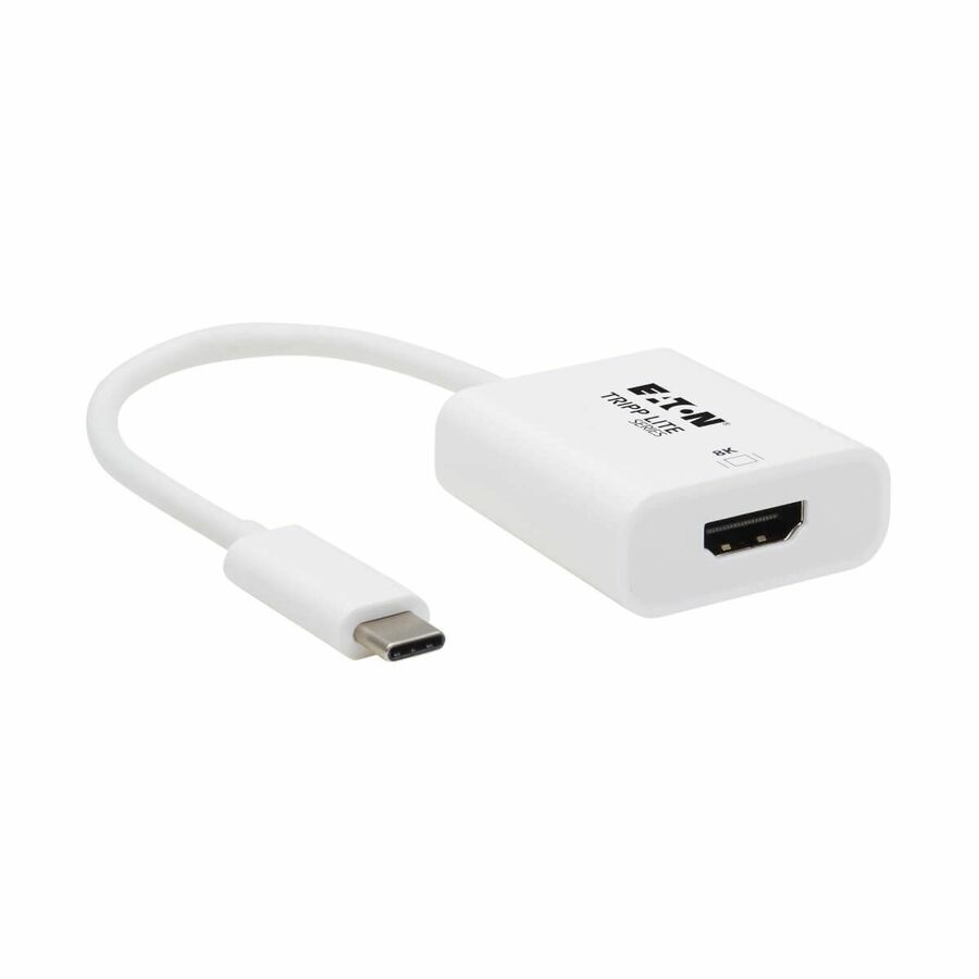 Eaton Tripp Lite Series USB-C to HDMI Adapter (M/F) - 8K, HDR, 4:4:4, HDCP 2.3, White