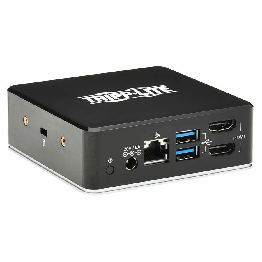 Tripp Lite by Eaton USB-C Dock Dual Display - Dual HDMI USB 3.x (5Gbps) Hub GbE 3.5 mm 85W PD Charging