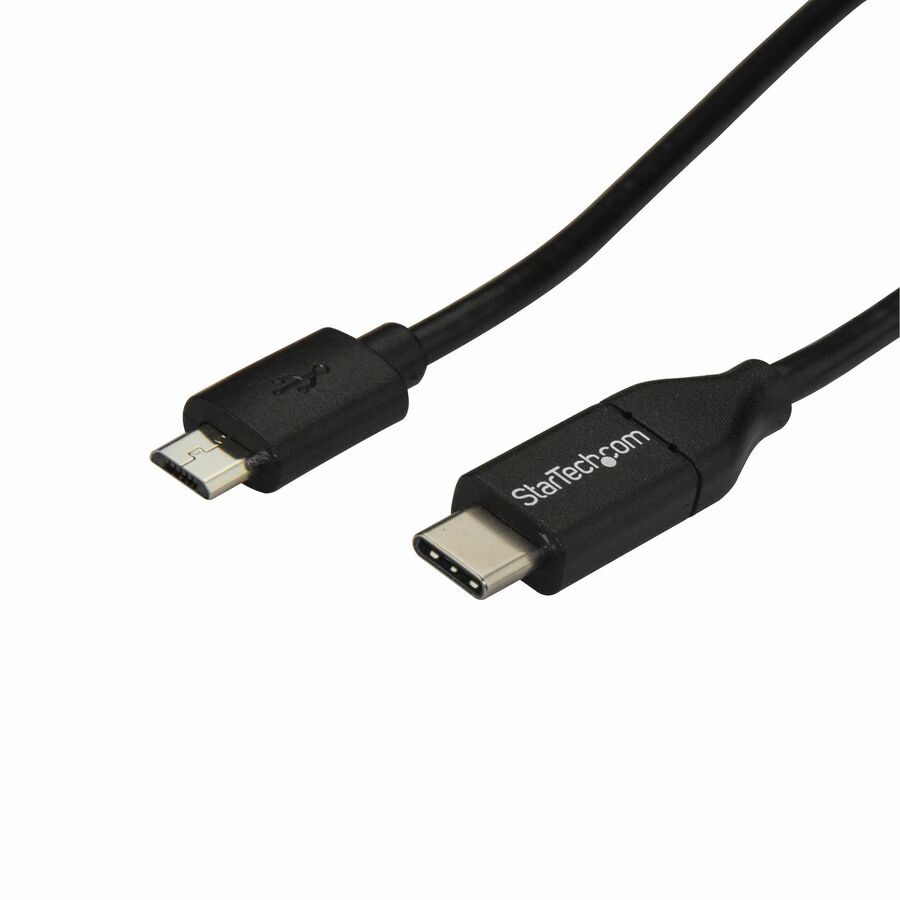StarTech 3.3ft (1m) USB-C to Micro USB-B Cable, Data Cord, USB 2.0, USB C to Micro-B Data Transfer Cable