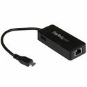 StarTech USB-C to Ethernet Gigabit Adapter - Thunderbolt 3 Compatible - USB Type C Network Adapter - USB C Ethernet Adapter