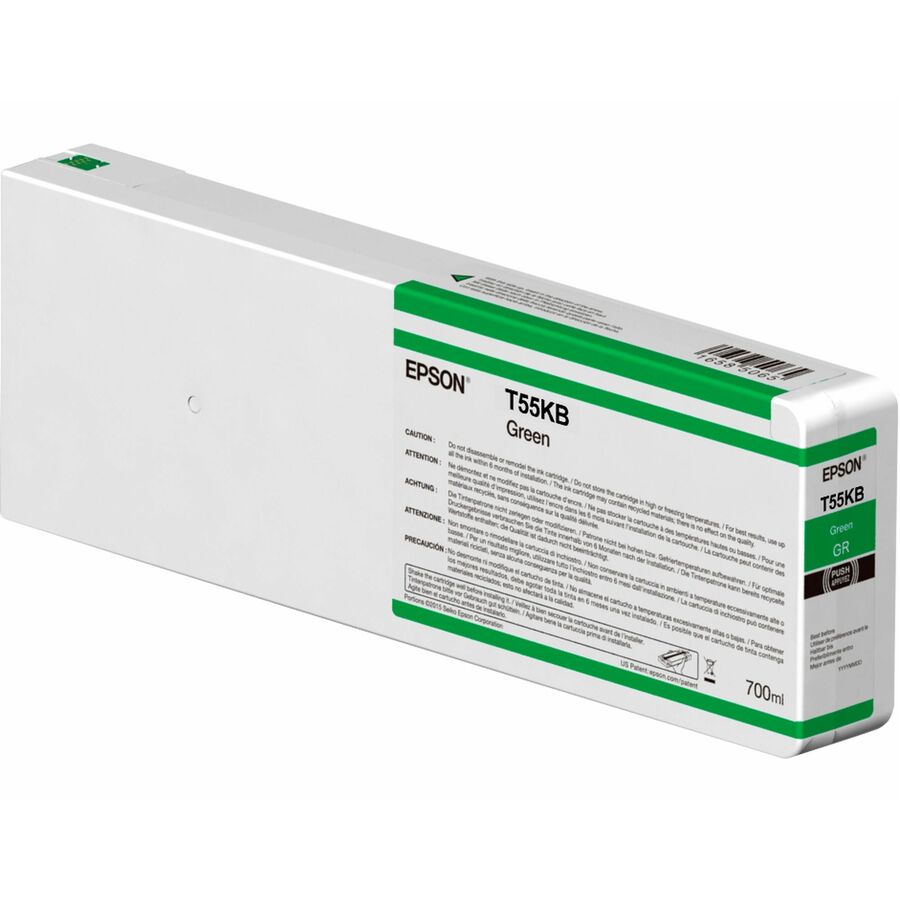 Epson UltraChrome HDX/HD T55KB00 Original Inkjet Ink Cartridge - Single Pack - Green - 1 Pack
