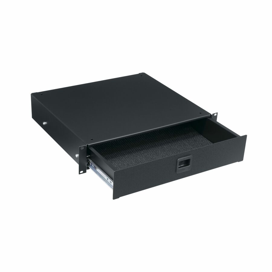 Middle Atlantic 2RU Rack Storage Drawer - Textured Black Powder Coat