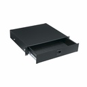 Middle Atlantic 2RU Rack Storage Drawer - Textured Black Powder Coat