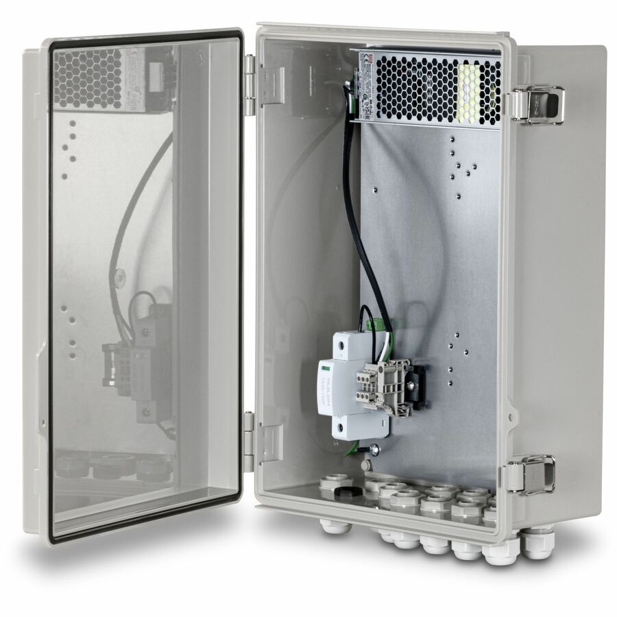 TRENDnet Outdoor IP68 Weatherproof Enclosure with 350W Power Supply, TI-CA4K, IK10 Impact Protection, Power Supply Supports up to 350W (55V DC, 6.3A), 20kA @ 8/20 µs Surge Protection