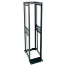 Middle Atlantic 45RU 4-Post Open Frame Rack - 24in Usable Depth - Black - TAA Compliant