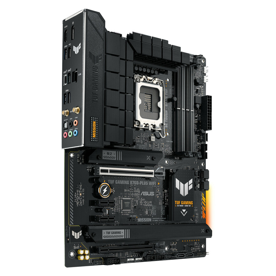 TUF GAMING B760-PLUS WIFI Gaming Desktop Motherboard - Intel B760 Chipset - Socket LGA-1700 - ATX