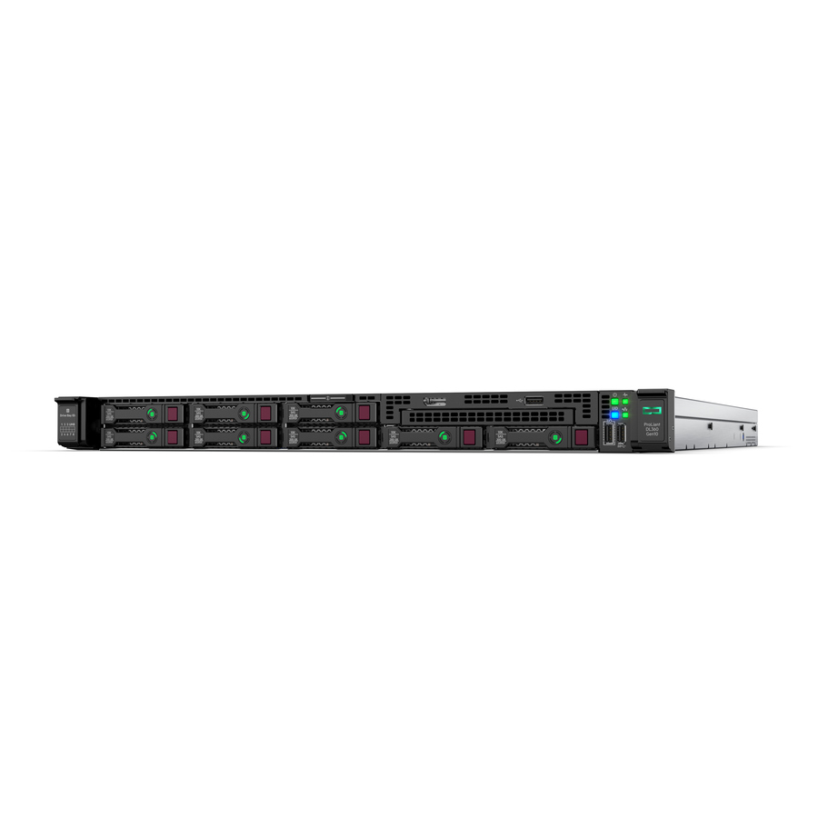 HPE ProLiant DL360 G10 1U Blade Server - 1 Xeon Silver 4215R 3.20 GHz - 32 GB RAM - Serial ATA Controller