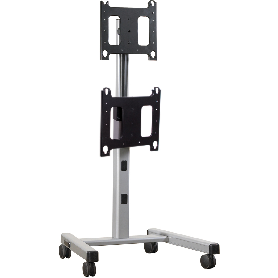 Chief P-Series Dual Vertical Display Accessory - For Mobile Cart - Black