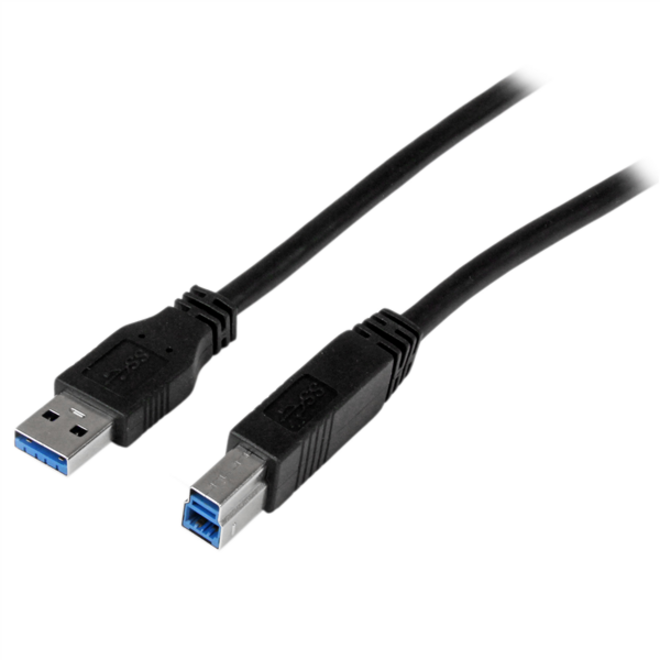 StarTech 2m (6 ft) Certified SuperSpeed USB 3.0 (5Gbps) A to B Cable - M/M